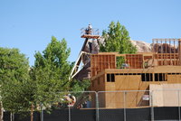 Bluff Fort Co-op; Starting Roof Joists August 2012