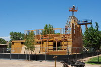 Bluff Fort Co-op; Continuing on Roof Joists August 2012