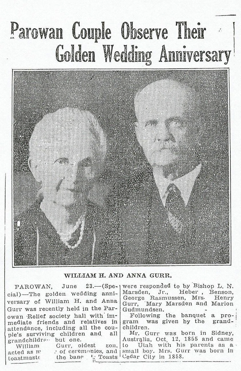 William and Anna Gurr