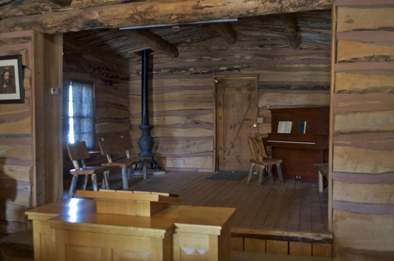 Meetinghouse interior